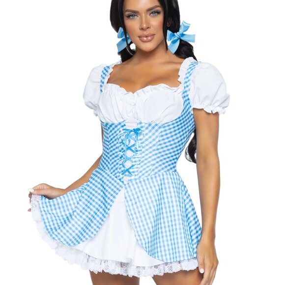 Gingham Kansas Cutie Costume Dress - Picture 3 of 4